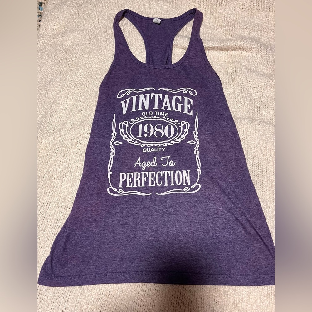 1980 Aged to Perfection junior fit Tank Top XL